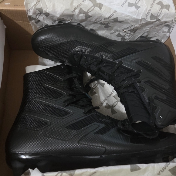 Under Armour Other - Under Armour Highlight MC Mens Size 10.5 Black Football Cleats $60.00 NWOT